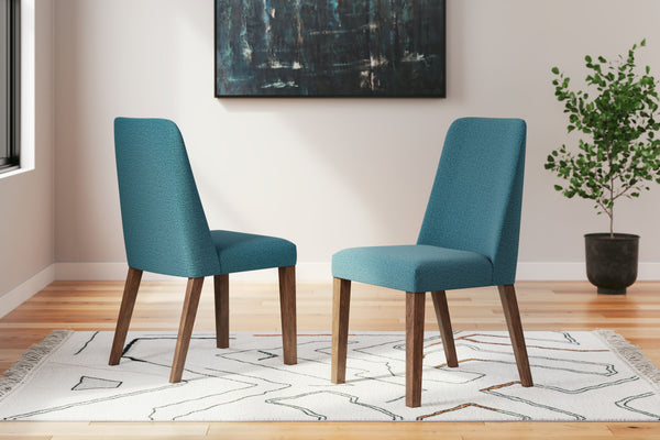 A refreshed take on retro aesthetics. This side chair adds an air of playful simplicity to your dining space, capturing the architectural language of mid-century stylings. The seat invites the eye with a soft-edged silhouette and chic blue cushion. A casu