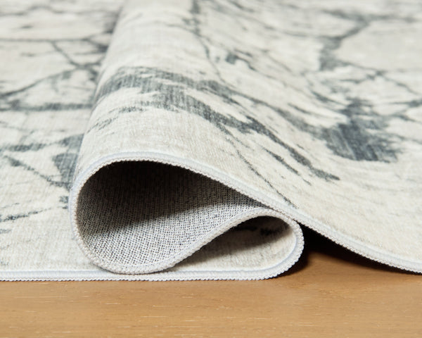 Tobinbury - Gray - Washable Large Rug