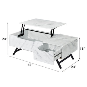 Throm - Coffee Table - White Finish