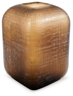 Bring a touch of contemporary sophistication to your living areas. Crafted from glass, this vase boasts an eye-catching fine grid texture that-'s sure to make a statement. Fill it with florals, or simply let its outstanding design speak for itself as a st