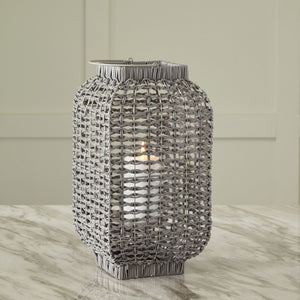 Evonne - Antique Gray - Lantern - Medium