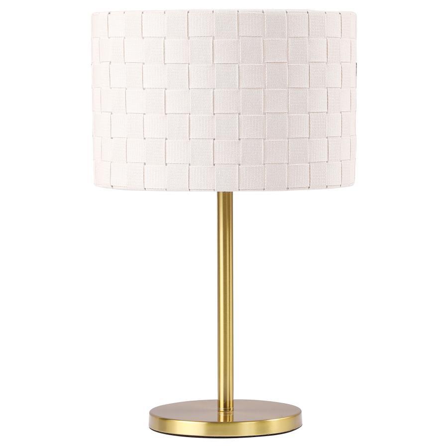 Itâ€™s all in the shade, an elegant texturized look that brings an exquisite element to your living room, entryway, or master bedroom. The Ramiro table lamp reflects careful styling for versatile use and a mix of old and new design motifs. Its gleaming go