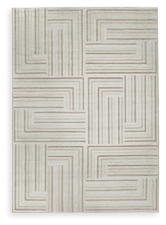Seeking warmth and coziness for your home? This area rug is the perfect choice. With its high-low pile and neutral-hued geometric design, it seamlessly blends with both modern and traditional decor styles. Experience the inviting ambiance this rug brings 