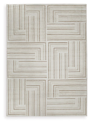 Seeking warmth and coziness for your home? This area rug is the perfect choice. With its high-low pile and neutral-hued geometric design, it seamlessly blends with both modern and traditional decor styles. Experience the inviting ambiance this rug brings 