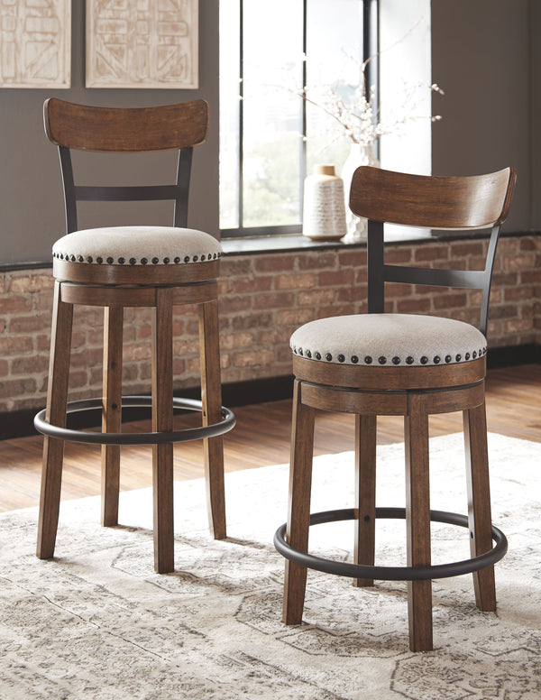 Valebeck - Brown - Tall UPH Swivel Barstool