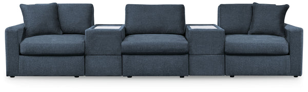  youâ€™re all about low-maintenance lounging. With the performance fabric on this sectional with console