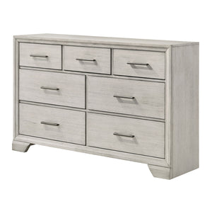 Jaymes - King 4 Piece Bedroom Set - White Mist