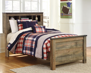  this twin bookcase bed matches their authenticity. Its rustic finish
