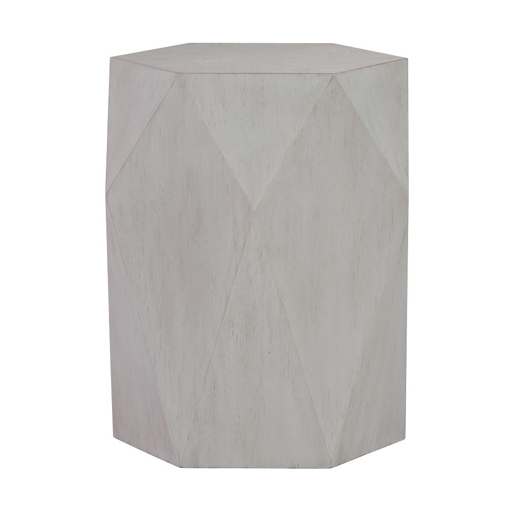 Hanniel - End Table - White
