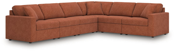 Looking cool and contemporary is great. But when it comes down to it, youâ€™re all about low-maintenance lounging. With the performance fabric on this sectional, cleaning spills is a breeze. And its customizable modular design caters to your ever-changing