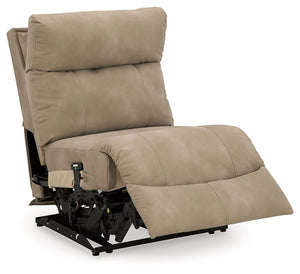 Next-gen Durapella - Sand - Power Armless Recliner With Adj Headrest