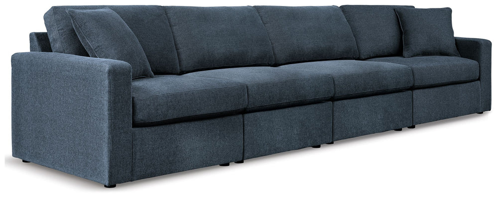 Looking cool and contemporary is great. But when it comes down to it, youâ€™re all about low-maintenance lounging. With the performance fabric on this sectional, cleaning spills is a breeze. And its customizable modular design caters to your ever-changing