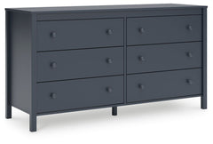 Immerse yourself in this dresser, where Shaker-style design meets a stunning navy blue finish. The crisp lines effortlessly complement farmhouse, coastal and transitional decor. Sleek in its simplicity, the dresser suits your desire for a fresh bedroom st