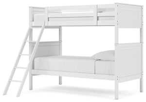 Nextonfort - White - Twin Over Twin Bunk Bed