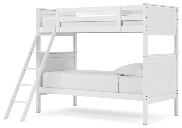 Nextonfort - White - Twin Over Twin Bunk Bed