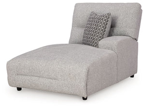 Acklen Place - Pewter - Raf Power Reclining Back Chaise