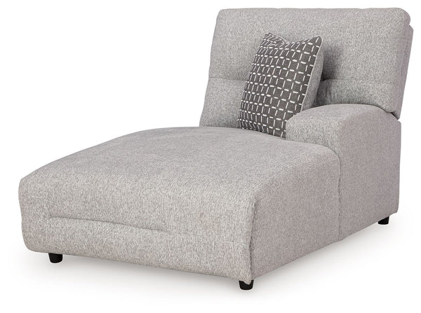 Acklen Place - Pewter - Raf Power Reclining Back Chaise