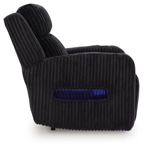 Forest Lake - Black - Power Recliner With Adj Headrest