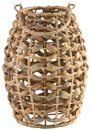  bohemian sense of style. Holds one flameless pillar candle (not included).<br/><br/><b>Product Features</b><ul><li>WARNING: Do not use with open 