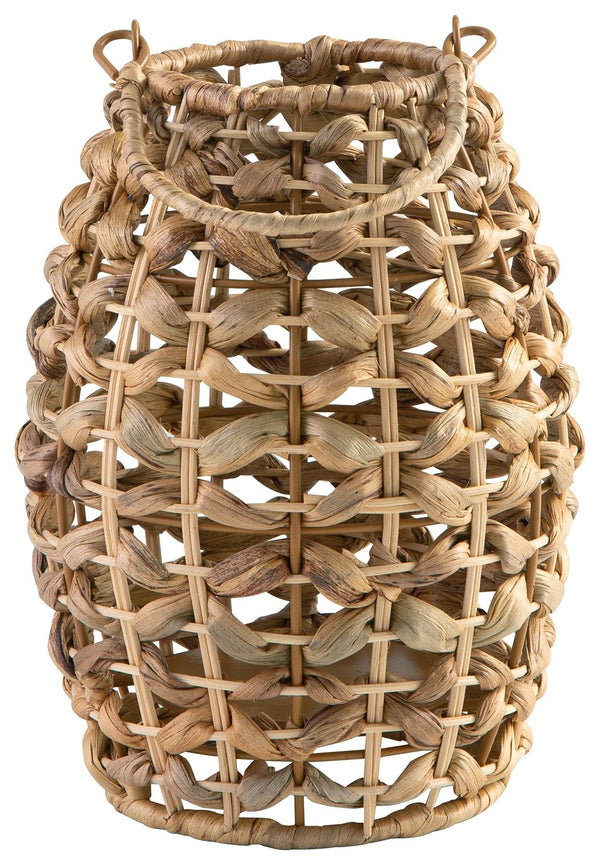  bohemian sense of style. Holds one flameless pillar candle (not included).<br/><br/><b>Product Features</b><ul><li>WARNING: Do not use with open 