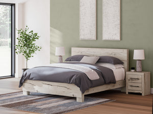 A fresh take on country living, this king panel bed strikes the perfect balance between farmhouse and contemporary. Its rustic white finish and replicated reclaimed oak grain merge effortlessly with the hearty, clean-lined look we love today. Youâ€™ll lov
