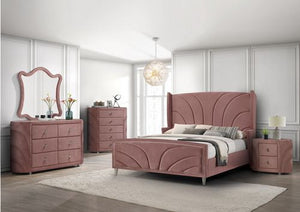  tufted platform bed
