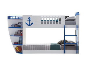 Neptune - Bunk Bed - Sky Blue Finish
