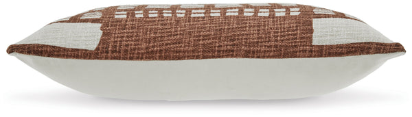 Ackford - White / Rust - Pillow (Set of 4)