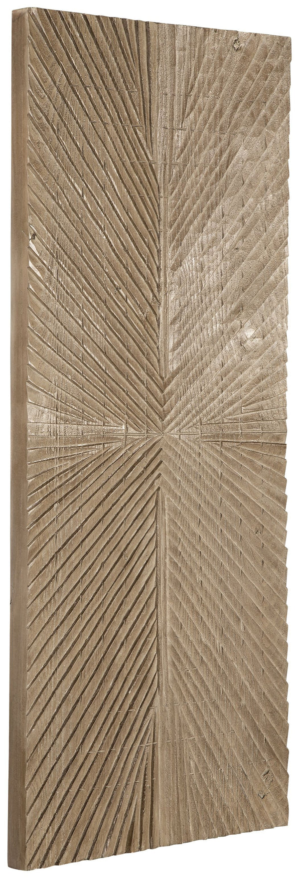  this piece grounds your space with its modest take on textur