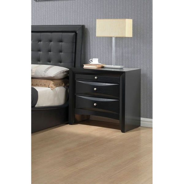 Ireland - Nightstand - Black - 26"