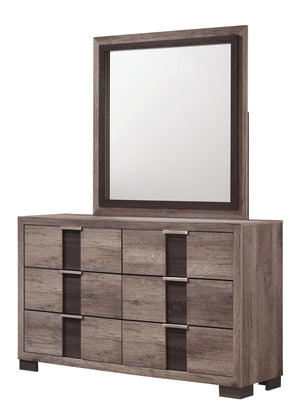  natural wood finish that brings an organic