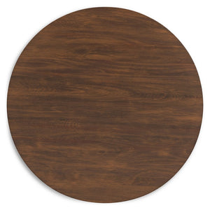 Lyncott - Brown / Yellow - 5 Pc. - Dining Room Table