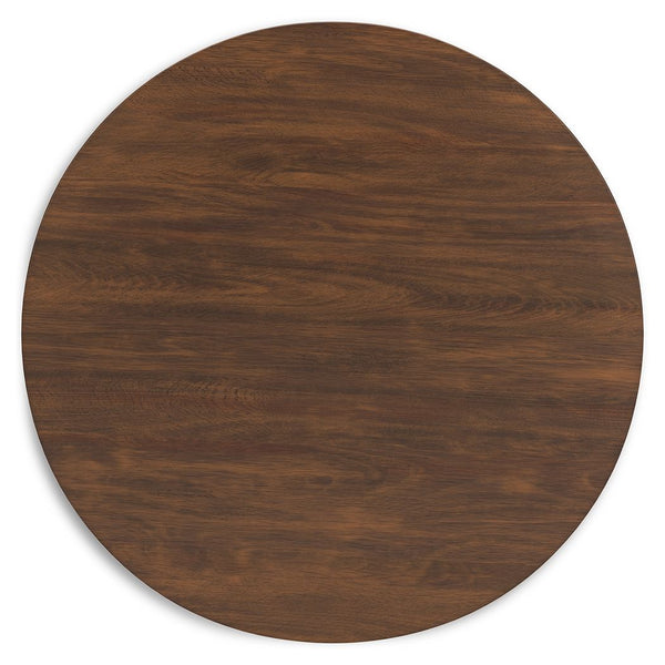 Lyncott - Charcoal / Brown - 5 Pc. - Dining Room Table