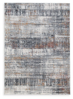 Calm, cool and collected. This rug takes inspiration from active contemporary lifestyles and chic sensibilities alike. Neutral hues and muted hints of color make the abstract pattern feel surprisingly sparse. This luxe rug is sure to lay beautifully under