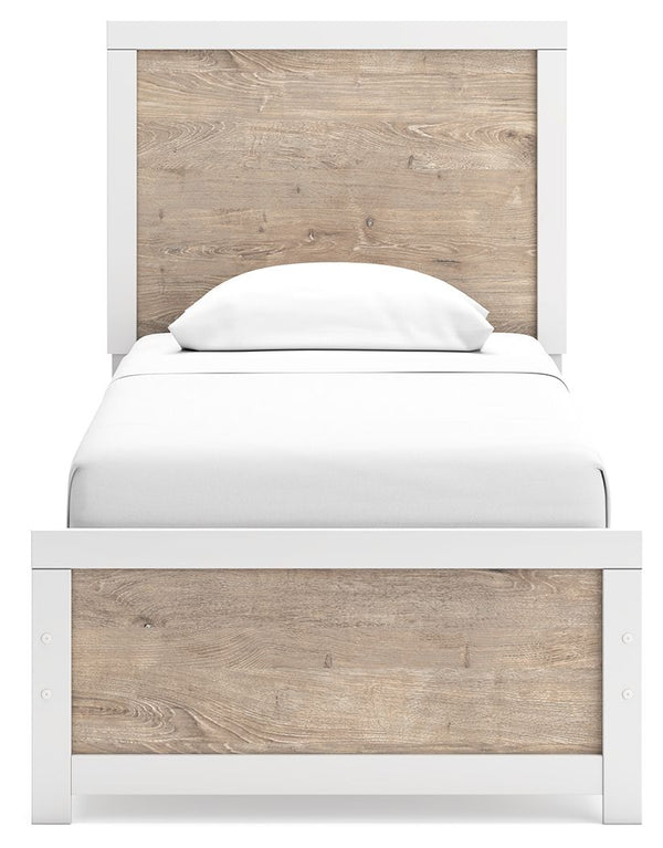 Charbitt - Two-tone - Twin Panel Bed