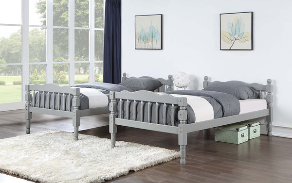 Homestead - Twin Over Twin Bunk Bed - Gray Finish