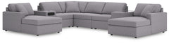 Looking cool and contemporary is great. But when it comes down to it, youâ€™re all about low-maintenance lounging. With the performance fabric on this sectional with chaise, cleaning spills is a breeze. Its customizable modular design caters to your ever-