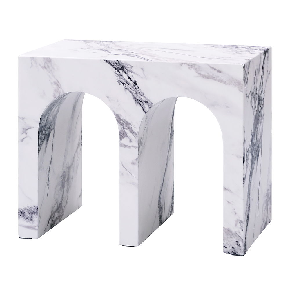 Introducing the Fritzy collection, a masterpiece of modern elegance in a striking white finish. These pieces, characterized by clean lines and a chic aesthetic, elevate any living space with their sophisticated presence. The coffee table and the uniquely 