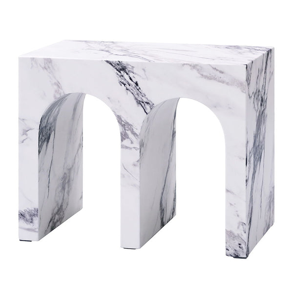  a masterpiece of modern elegance in a striking white finish. These pieces