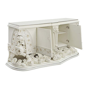 Adara - Server - Antique White Finish