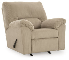 This recliner is a cozy interpretation of casual contemporary style. Its super-soft corduroy makes curling up with a book or your favorite show that much more comfortable. You-'re sure to appreciate its sincere styling and homey approach to relaxation.<br