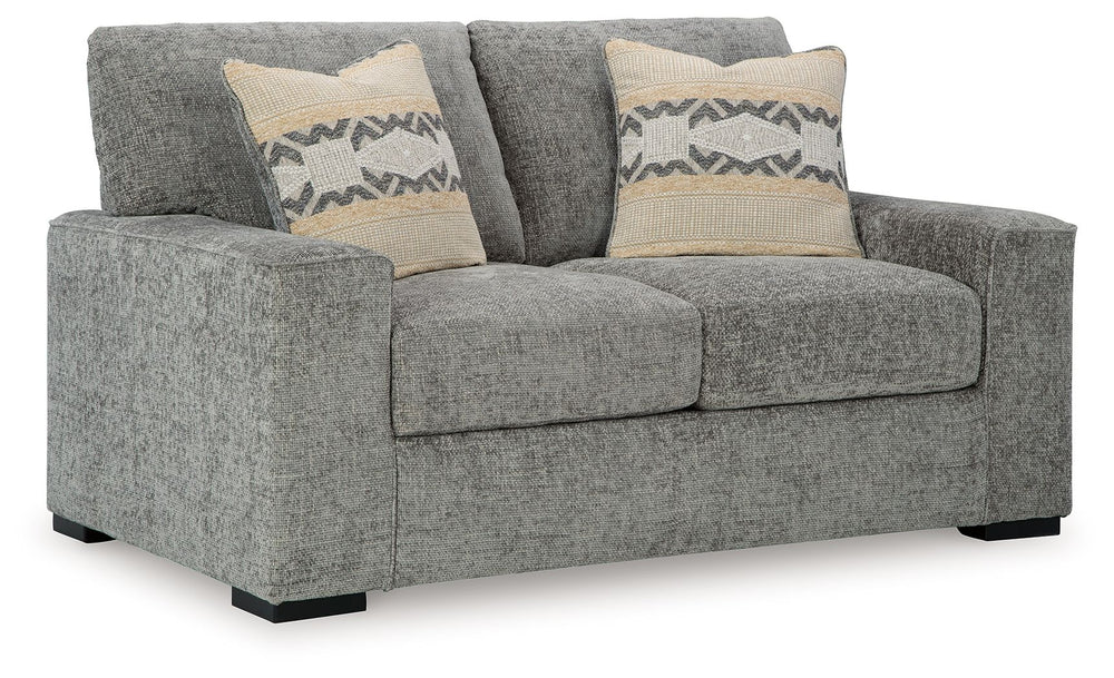 If reclining isnâ€™t a priority (but curling up is), then this loveseat is the clear choice for comfort. The deep seating and indulgently plush upholstery remind you to de-stress and take a break. When you want to have downtime in style, it-'s the best se
