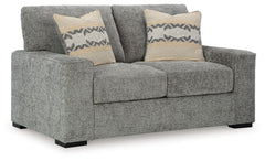 If reclining isnâ€™t a priority (but curling up is), then this loveseat is the clear choice for comfort. The deep seating and indulgently plush upholstery remind you to de-stress and take a break. When you want to have downtime in style, it-'s the best se