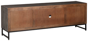 Treybrook - Distressed Gray - 2 Door Accent Cabinet