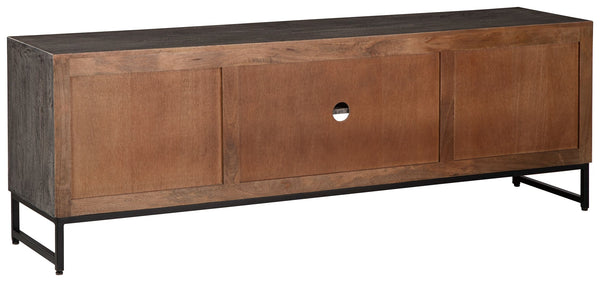 Treybrook - Distressed Gray - 2 Door Accent Cabinet