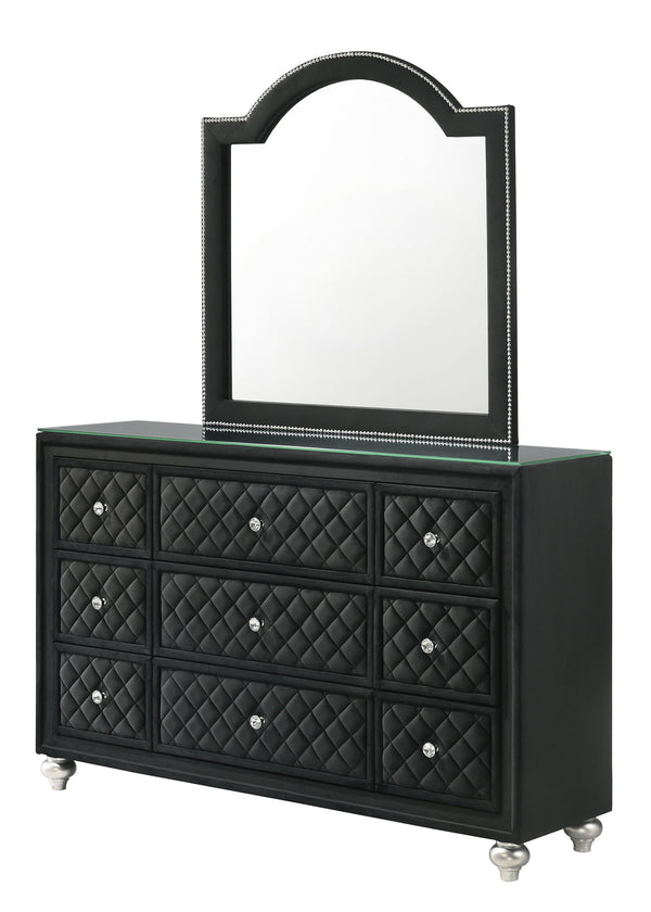 Cameo - Queen 4 Piece Bedroom Set - Black