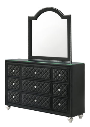 Cameo - Queen 5 Piece Bedroom Set - Black
