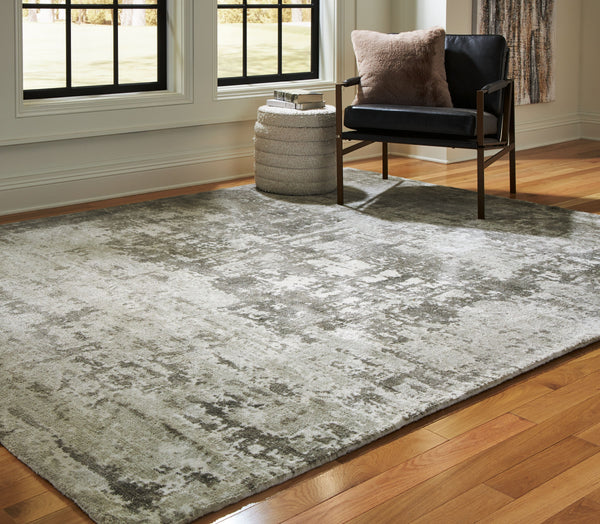 this rug-'s combination of gray and ivory expertly reflects your contemporary color palette. What an artful way to add warmth and comfort underfoot.<br/><br/><b>Product Features</