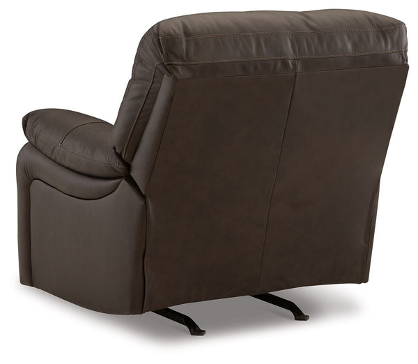 Leesworth - Dark Brown - Power Rocker Recliner