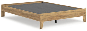 Bermacy - Light Brown - Queen Platform Bed